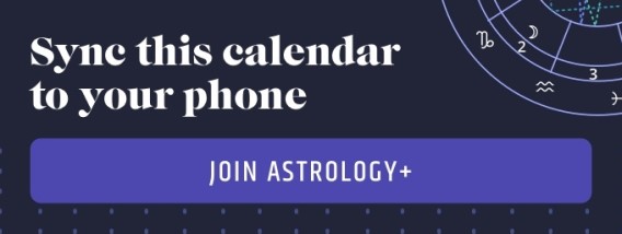 astrology calendar banner